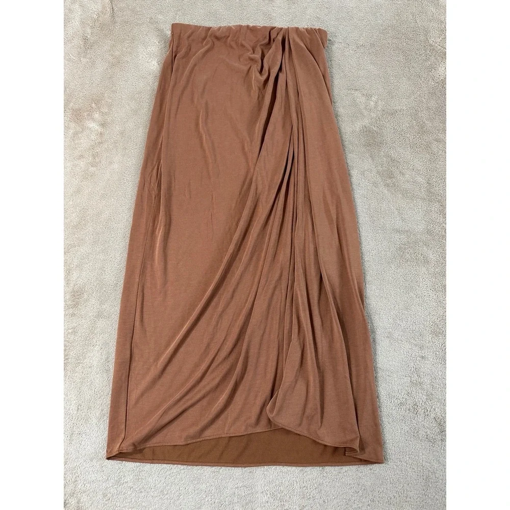 Rag & Bone New York Christy‎ Drape Skirt Womens S Light Brown Cocktail NEW $225